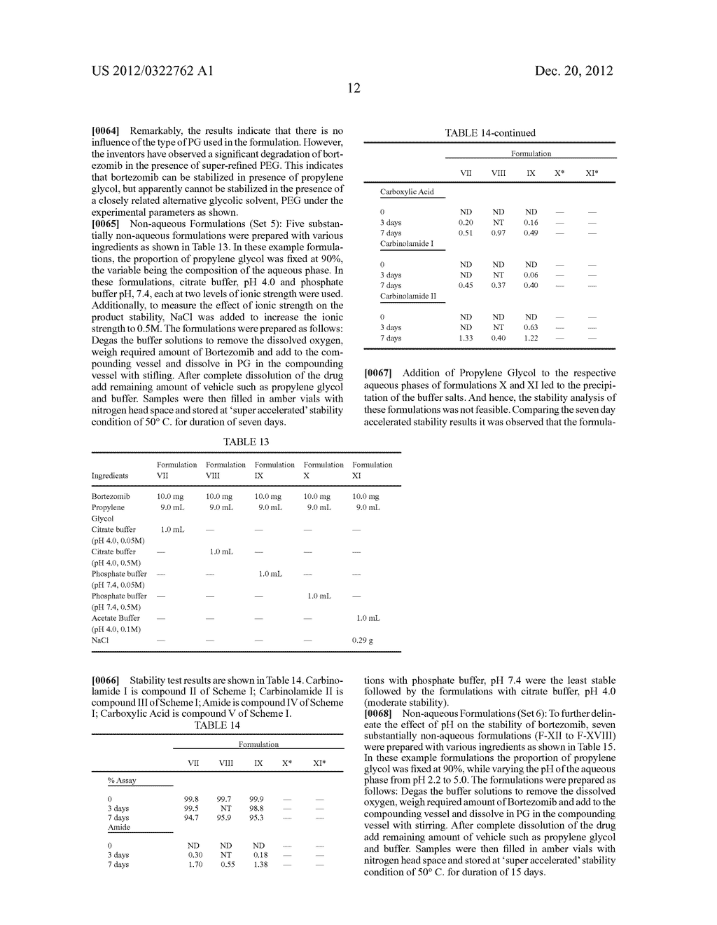 Stable Bortezomib Formulations - diagram, schematic, and image 13