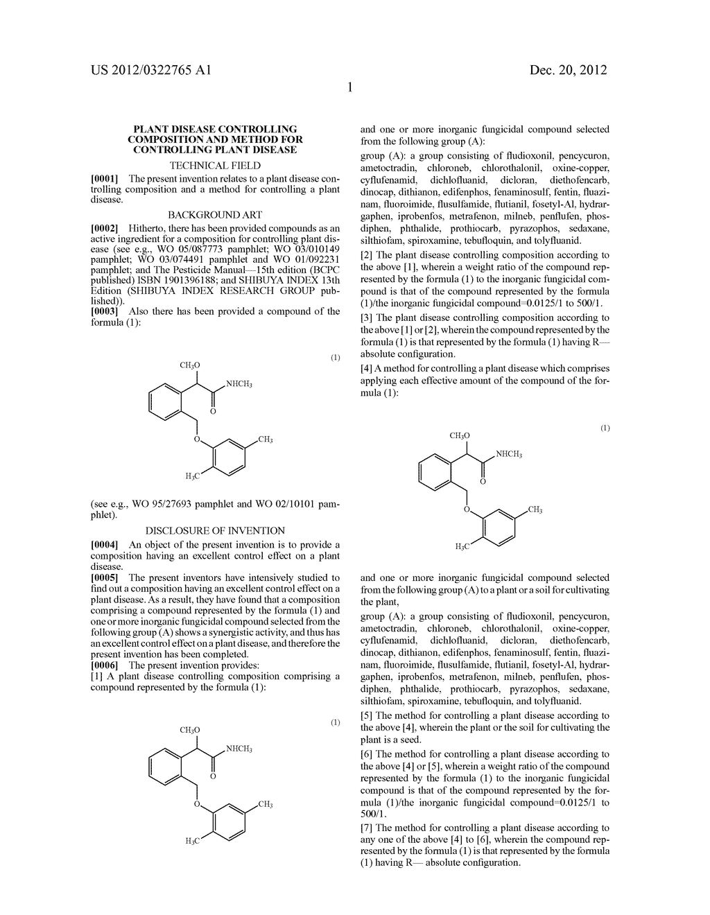 PLANT DISEASE CONTROLLING COMPOSITION AND METHOD FOR CONTROLLING PLANT     DISEASE - diagram, schematic, and image 02