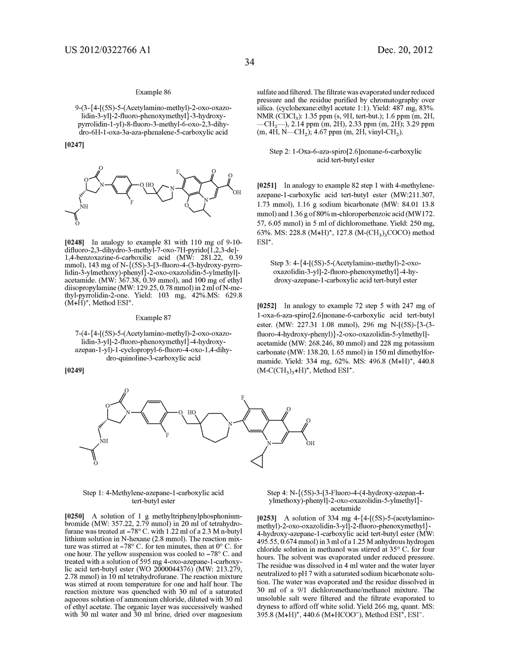 USE OF OXAZOLIDINONE-QUINOLINE HYBRID ANTIBIOTICS FOR THE TREATMENT OF     ANTHRAX AND OTHER INFECTIONS - diagram, schematic, and image 35