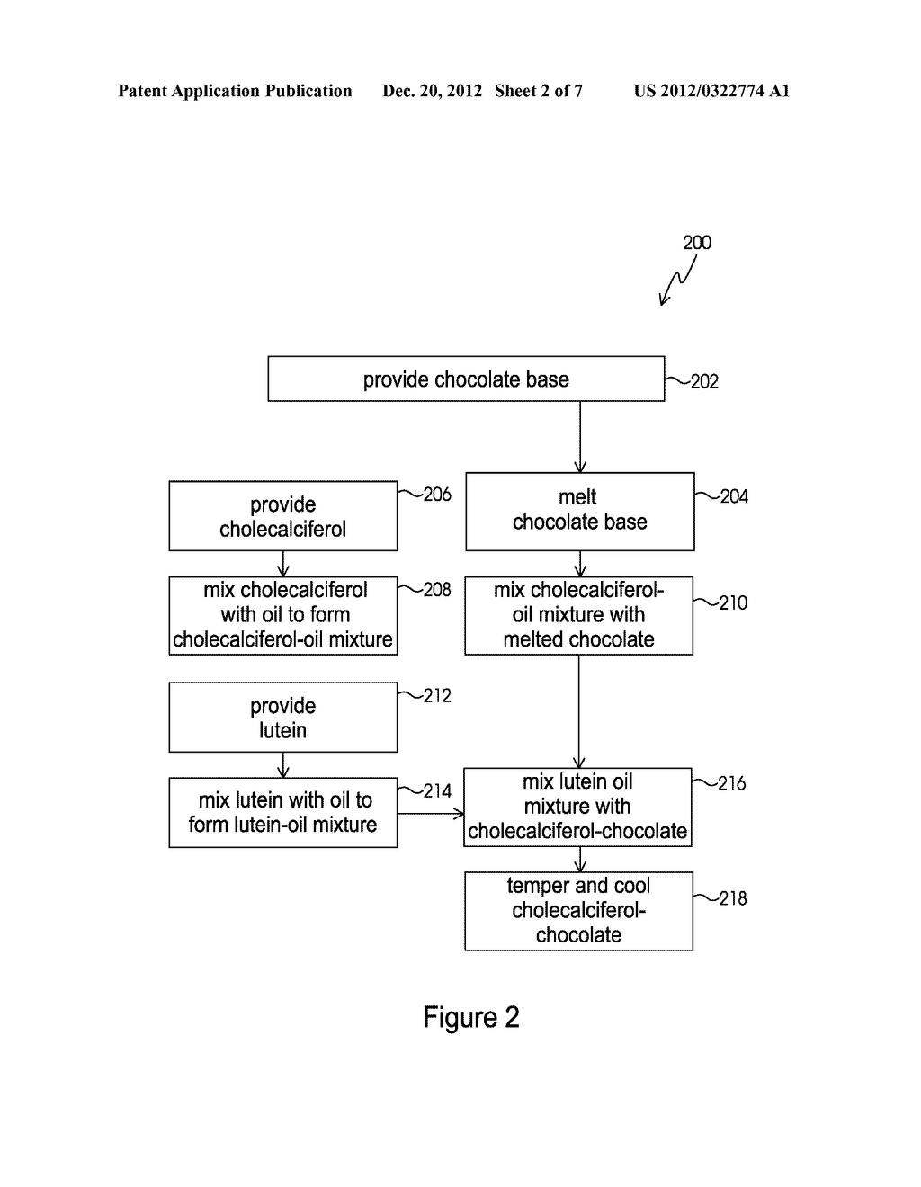 CHOCOLATE HAVING CHOLECALCIFEROL AND METHOD FOR FORMING - diagram, schematic, and image 03