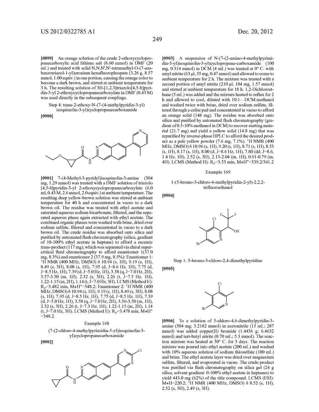 SUBSTITUTED 6,6-FUSED NITROGENOUS HETEROCYCLIC COMPOUNDS AND USES THEREOF - diagram, schematic, and image 257
