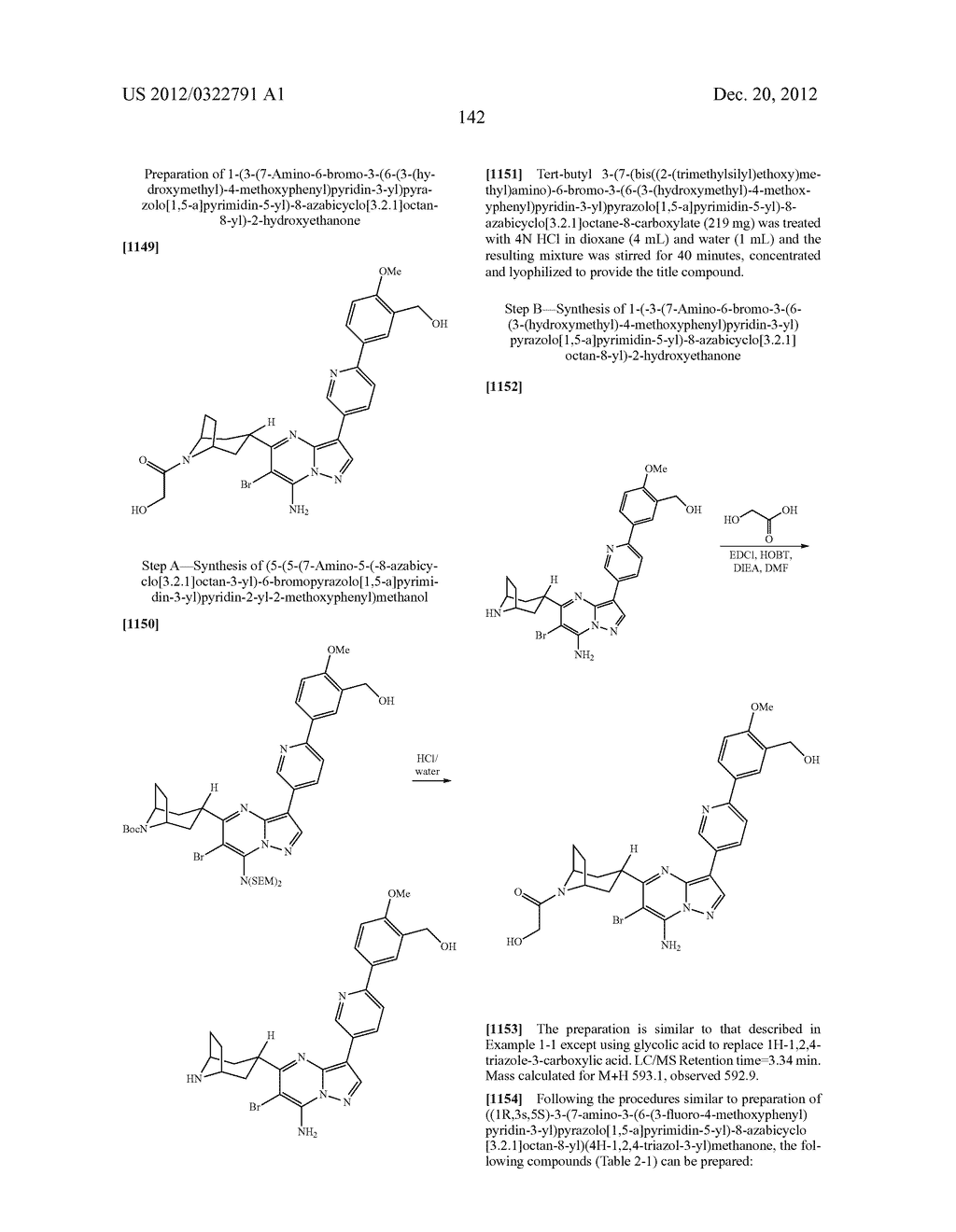 PYRAZOLO[1,5-a]PYRIMIDINE COMPOUNDS AS mTOR INHIBITORS - diagram, schematic, and image 143