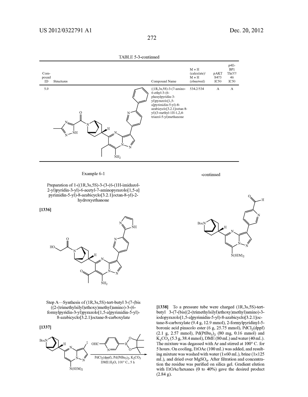PYRAZOLO[1,5-a]PYRIMIDINE COMPOUNDS AS mTOR INHIBITORS - diagram, schematic, and image 273