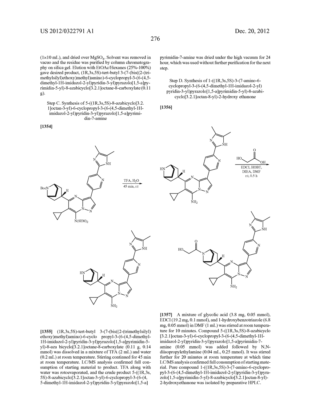 PYRAZOLO[1,5-a]PYRIMIDINE COMPOUNDS AS mTOR INHIBITORS - diagram, schematic, and image 277