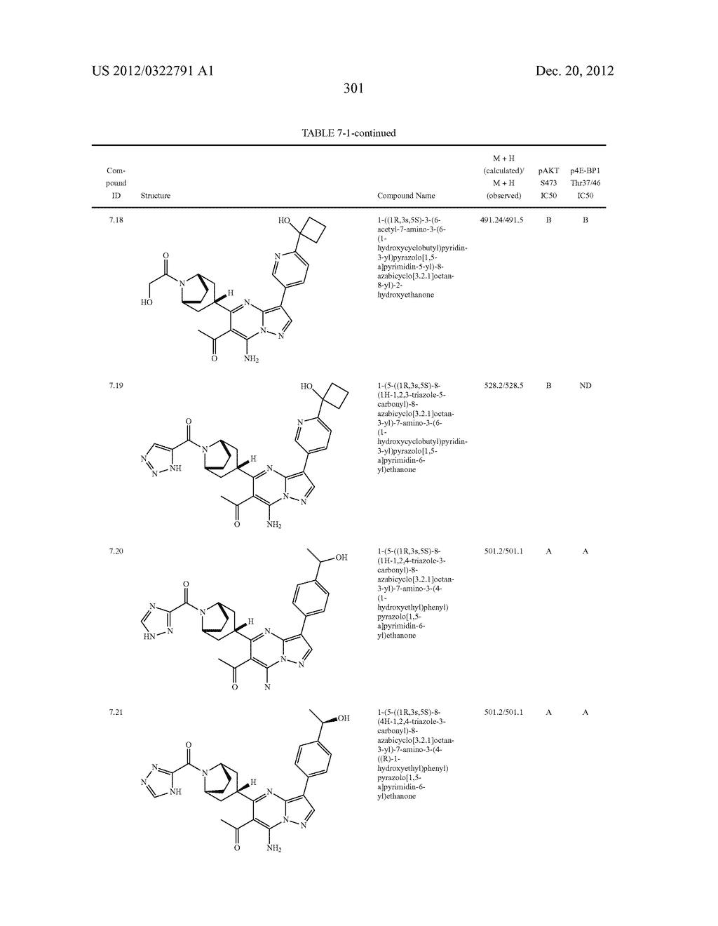 PYRAZOLO[1,5-a]PYRIMIDINE COMPOUNDS AS mTOR INHIBITORS - diagram, schematic, and image 302