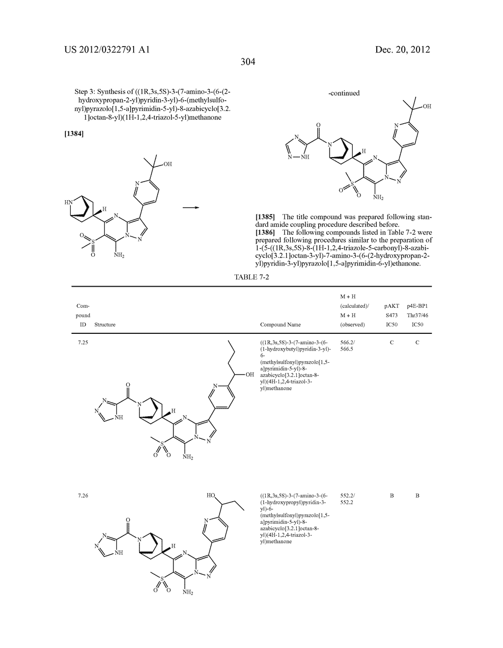 PYRAZOLO[1,5-a]PYRIMIDINE COMPOUNDS AS mTOR INHIBITORS - diagram, schematic, and image 305