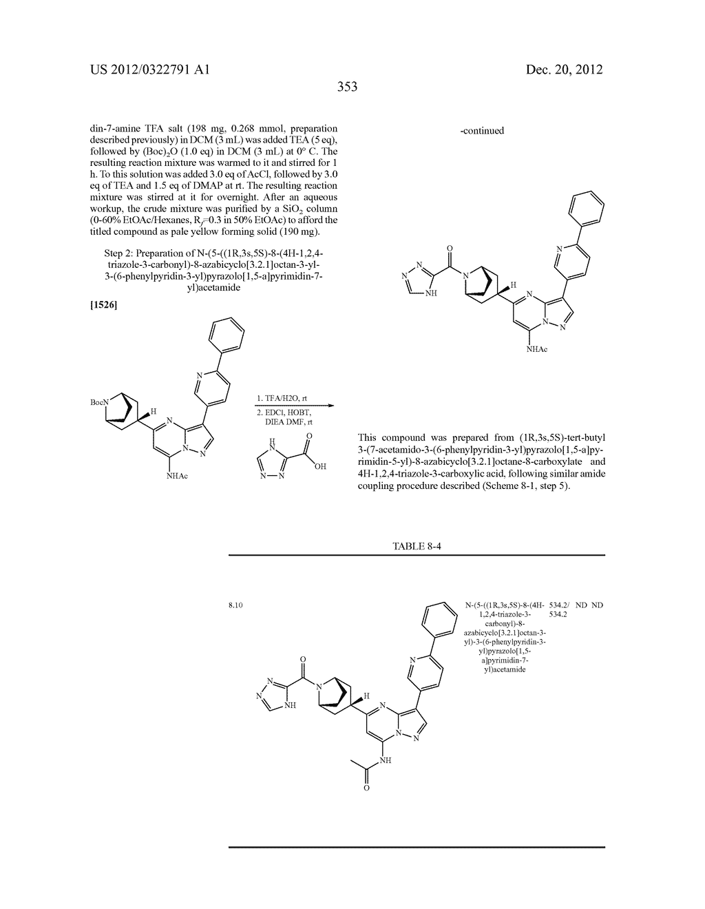 PYRAZOLO[1,5-a]PYRIMIDINE COMPOUNDS AS mTOR INHIBITORS - diagram, schematic, and image 354