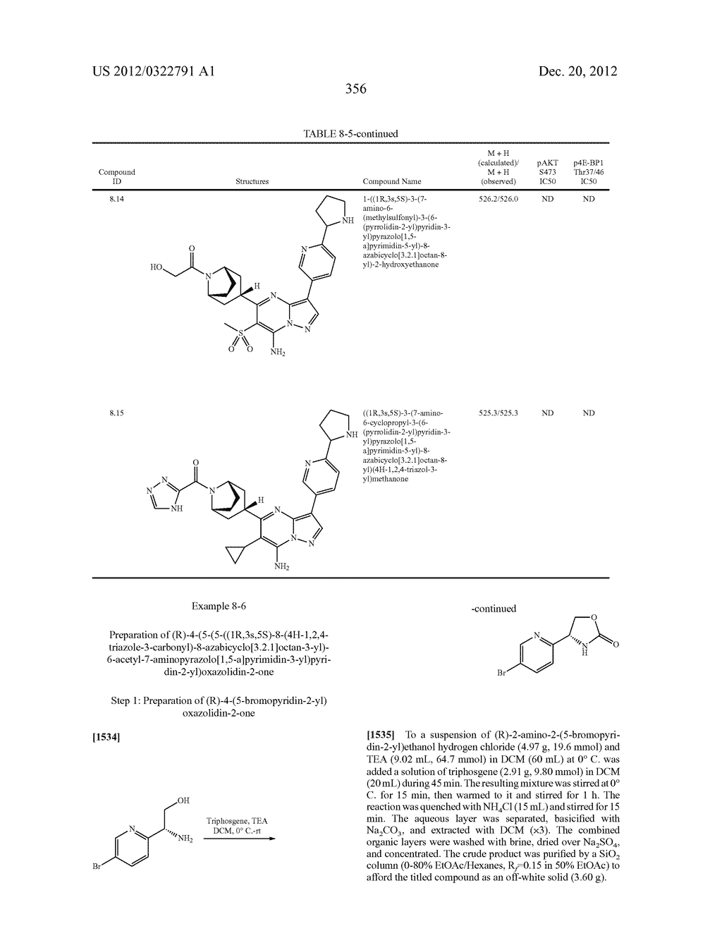 PYRAZOLO[1,5-a]PYRIMIDINE COMPOUNDS AS mTOR INHIBITORS - diagram, schematic, and image 357