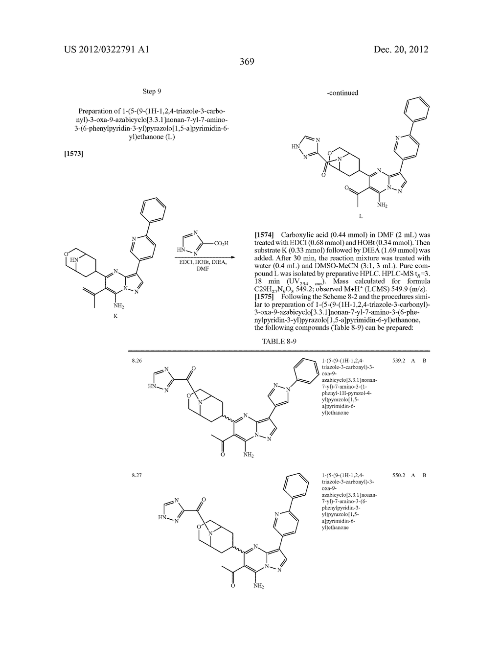 PYRAZOLO[1,5-a]PYRIMIDINE COMPOUNDS AS mTOR INHIBITORS - diagram, schematic, and image 370