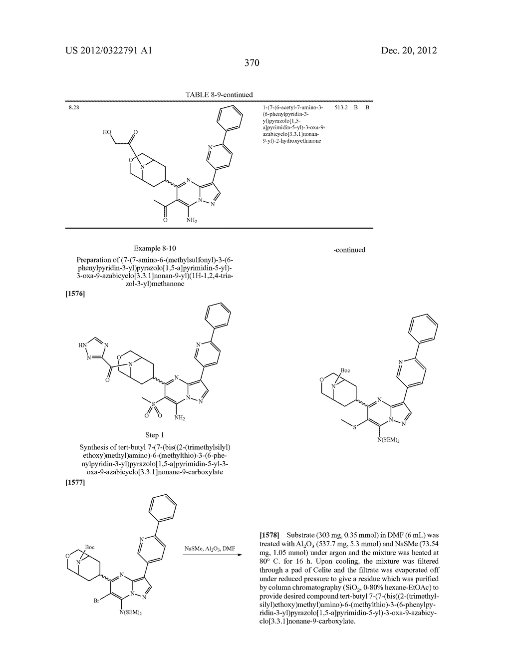 PYRAZOLO[1,5-a]PYRIMIDINE COMPOUNDS AS mTOR INHIBITORS - diagram, schematic, and image 371