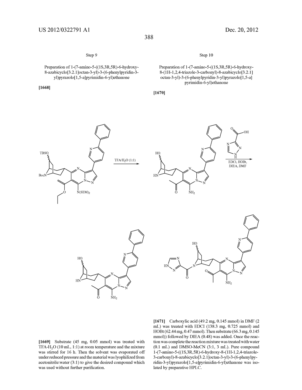 PYRAZOLO[1,5-a]PYRIMIDINE COMPOUNDS AS mTOR INHIBITORS - diagram, schematic, and image 389