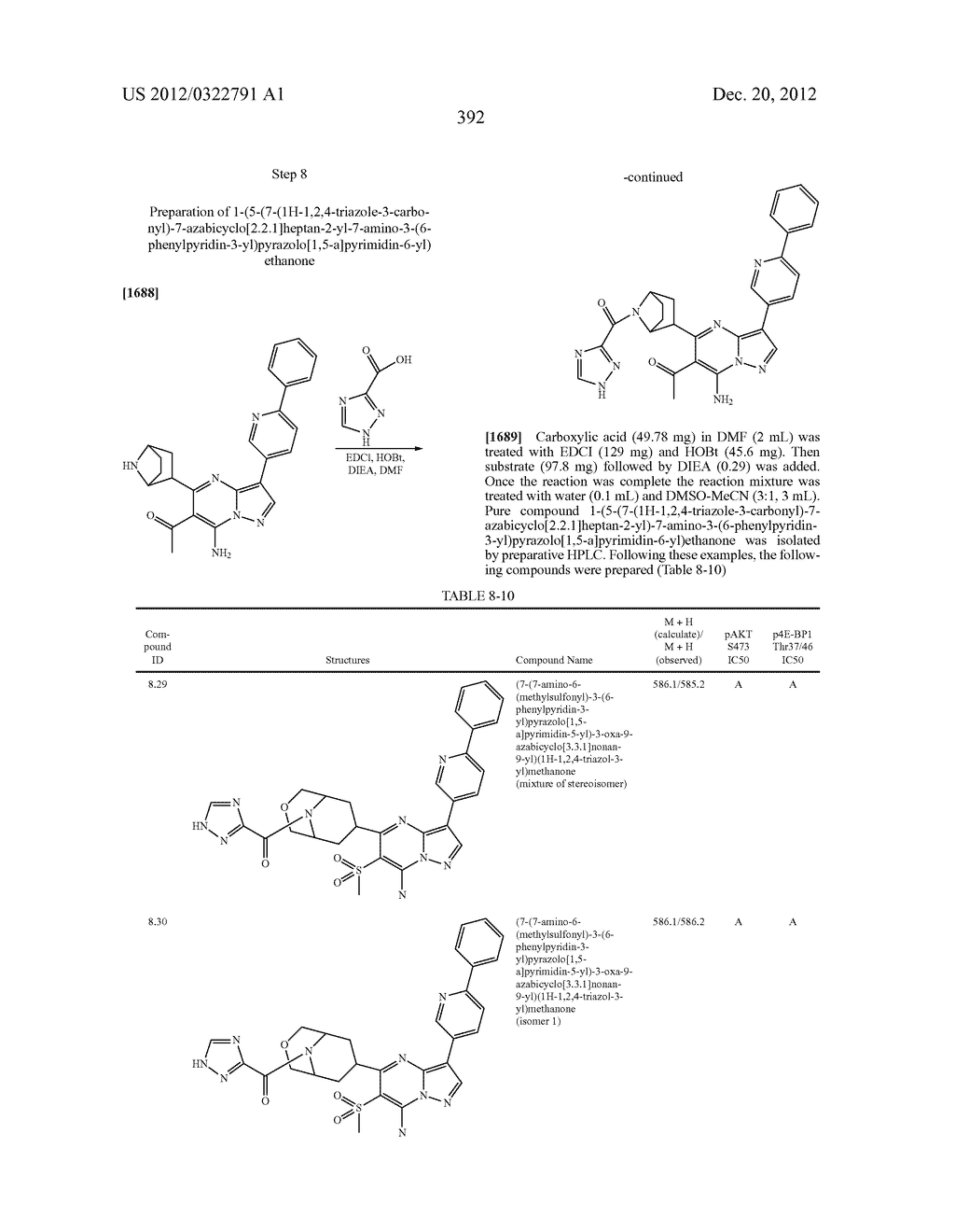 PYRAZOLO[1,5-a]PYRIMIDINE COMPOUNDS AS mTOR INHIBITORS - diagram, schematic, and image 393