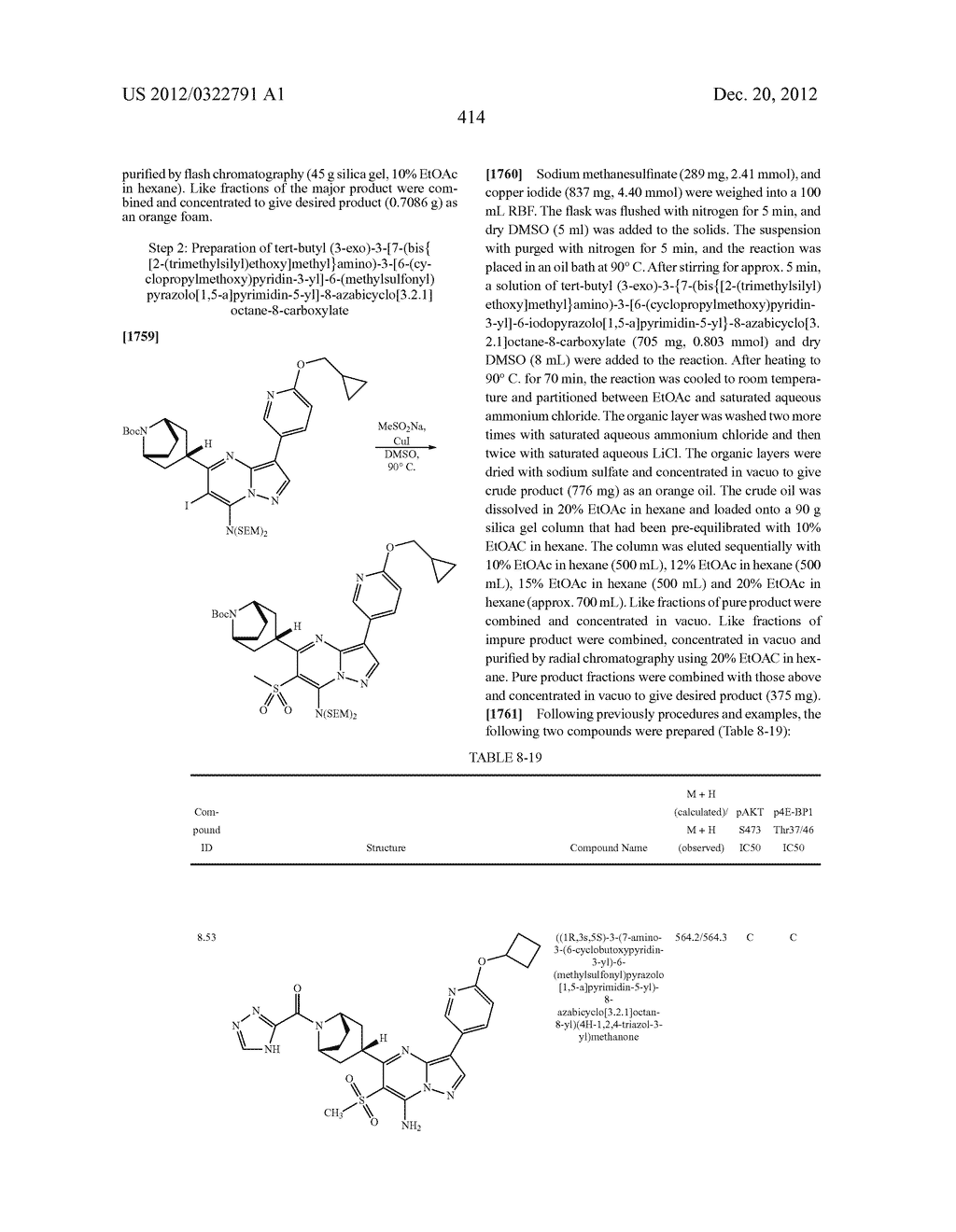 PYRAZOLO[1,5-a]PYRIMIDINE COMPOUNDS AS mTOR INHIBITORS - diagram, schematic, and image 415