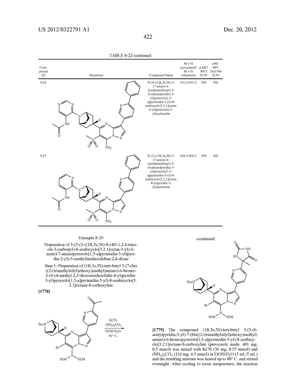 PYRAZOLO[1,5-a]PYRIMIDINE COMPOUNDS AS mTOR INHIBITORS - diagram, schematic, and image 423