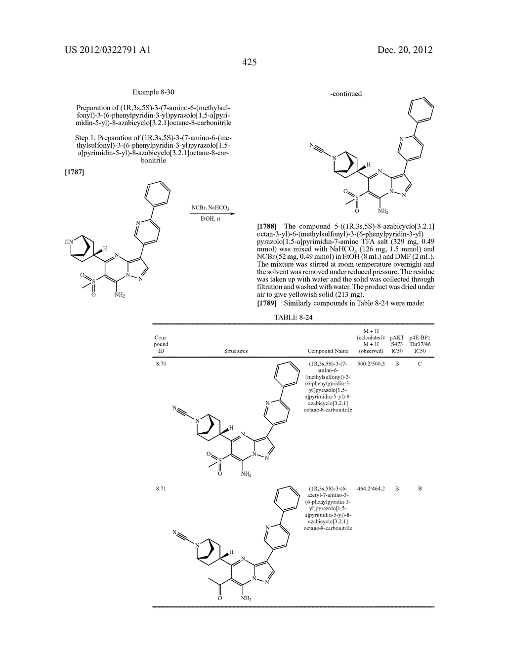 PYRAZOLO[1,5-a]PYRIMIDINE COMPOUNDS AS mTOR INHIBITORS - diagram, schematic, and image 426