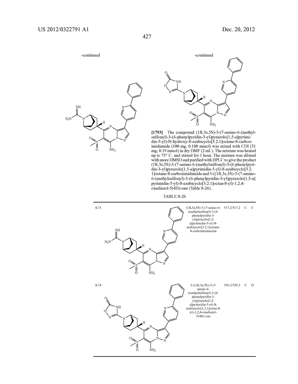 PYRAZOLO[1,5-a]PYRIMIDINE COMPOUNDS AS mTOR INHIBITORS - diagram, schematic, and image 428