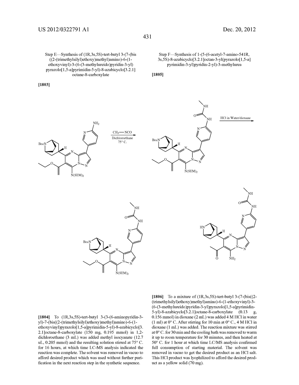PYRAZOLO[1,5-a]PYRIMIDINE COMPOUNDS AS mTOR INHIBITORS - diagram, schematic, and image 432