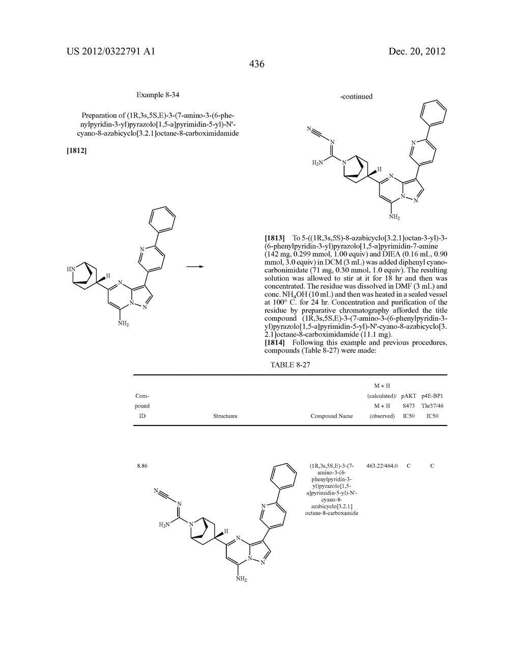 PYRAZOLO[1,5-a]PYRIMIDINE COMPOUNDS AS mTOR INHIBITORS - diagram, schematic, and image 437