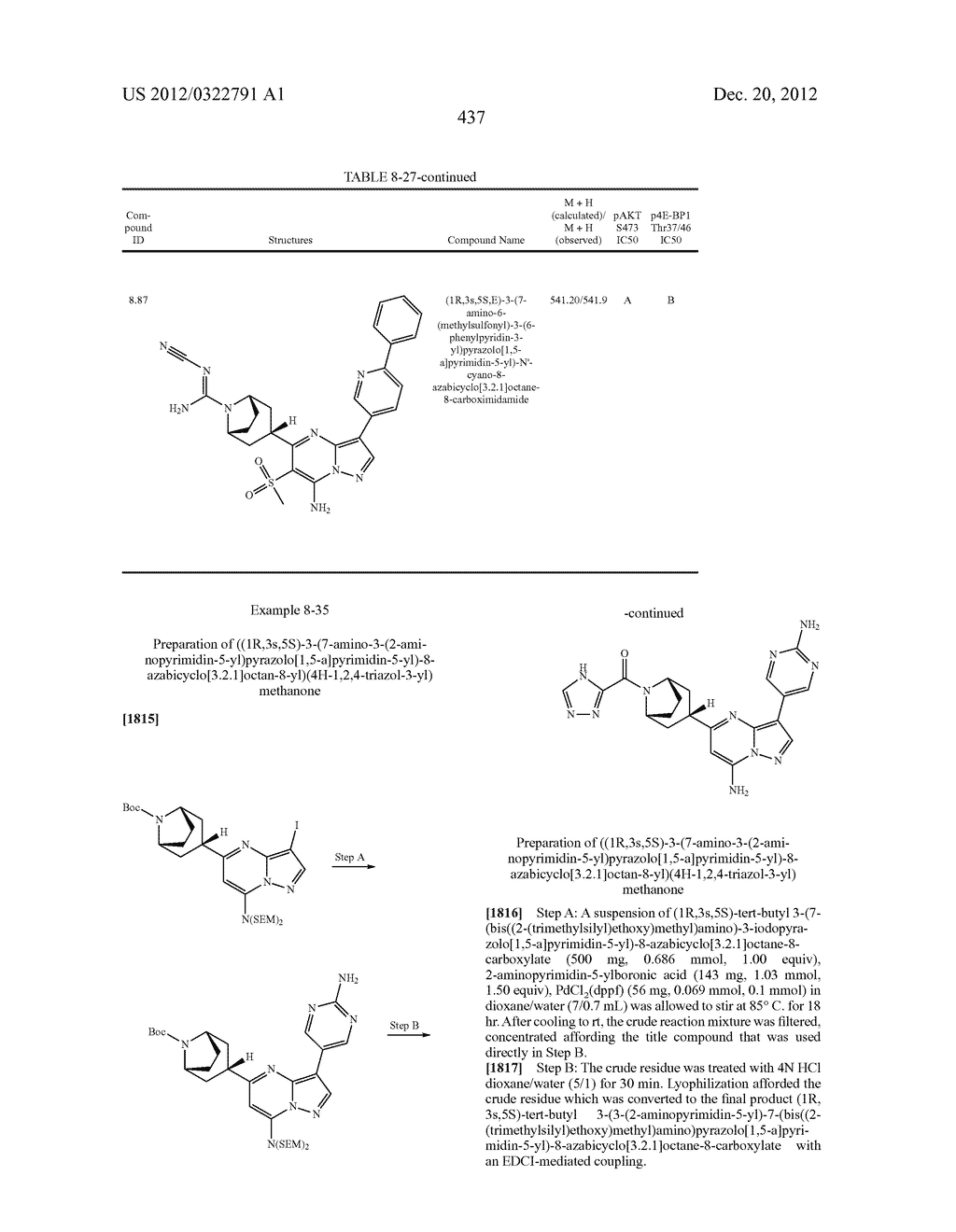 PYRAZOLO[1,5-a]PYRIMIDINE COMPOUNDS AS mTOR INHIBITORS - diagram, schematic, and image 438