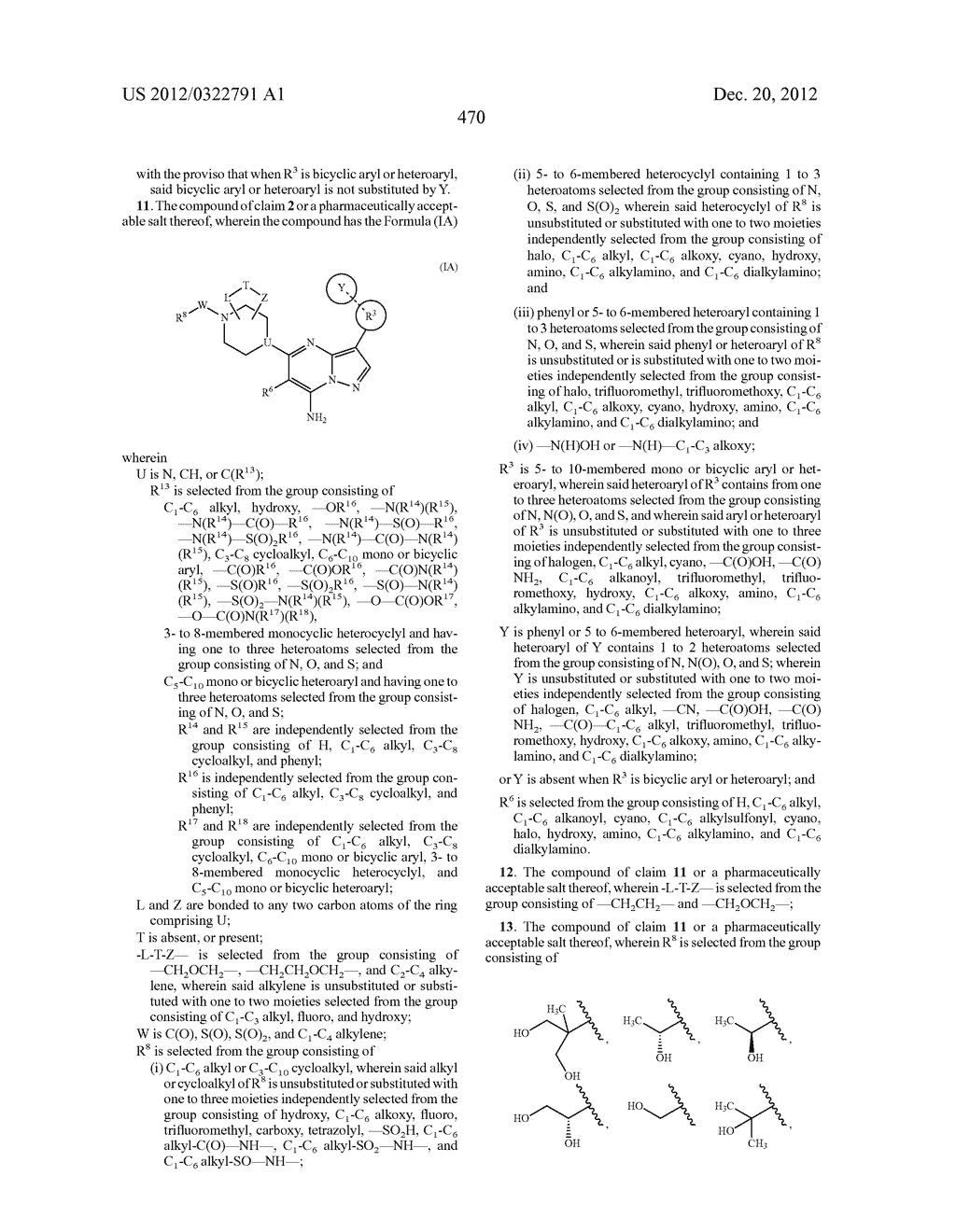 PYRAZOLO[1,5-a]PYRIMIDINE COMPOUNDS AS mTOR INHIBITORS - diagram, schematic, and image 471