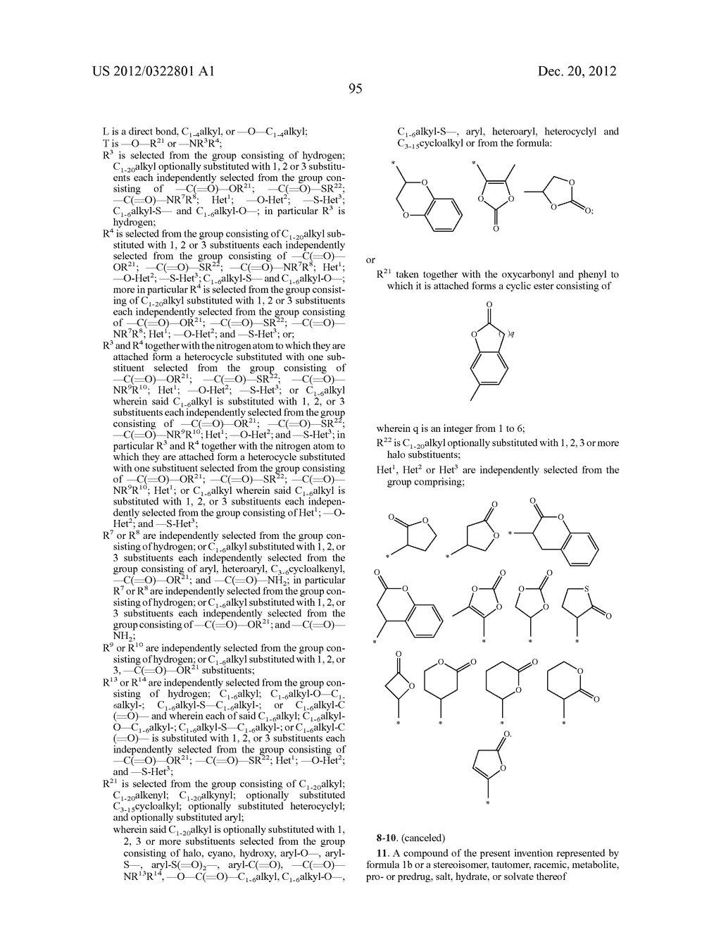 HETEROCYCLIC AMIDES AS ROCK INHIBITORS - diagram, schematic, and image 96
