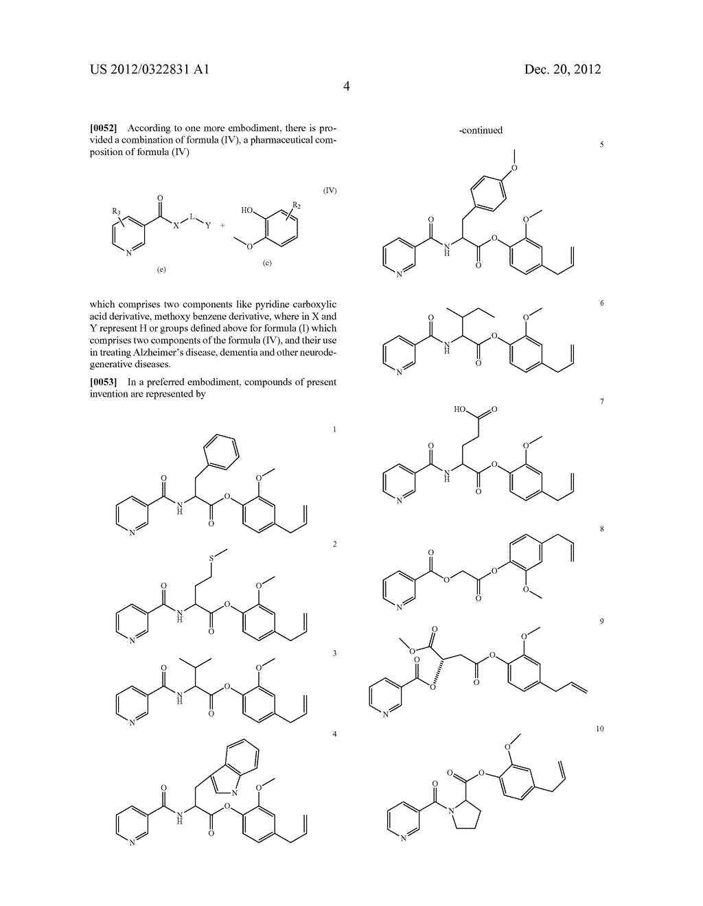 COMPOSITIONS FOR REDUCING AB 42 PRODUCTION AND THEIR USE IN TREATING     ALZHEIMER'S DISEASE (AD) - diagram, schematic, and image 07