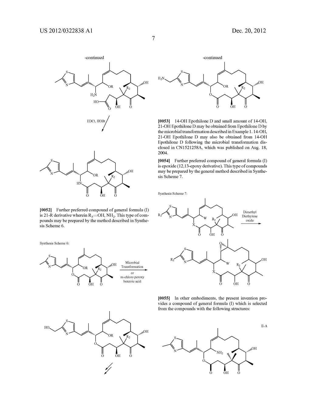 Epothilone Compounds, Preparation Method and Use Thereof - diagram, schematic, and image 12