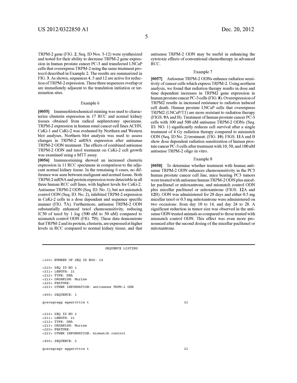 TRPM-2 ANTISENSE THERAPY - diagram, schematic, and image 21