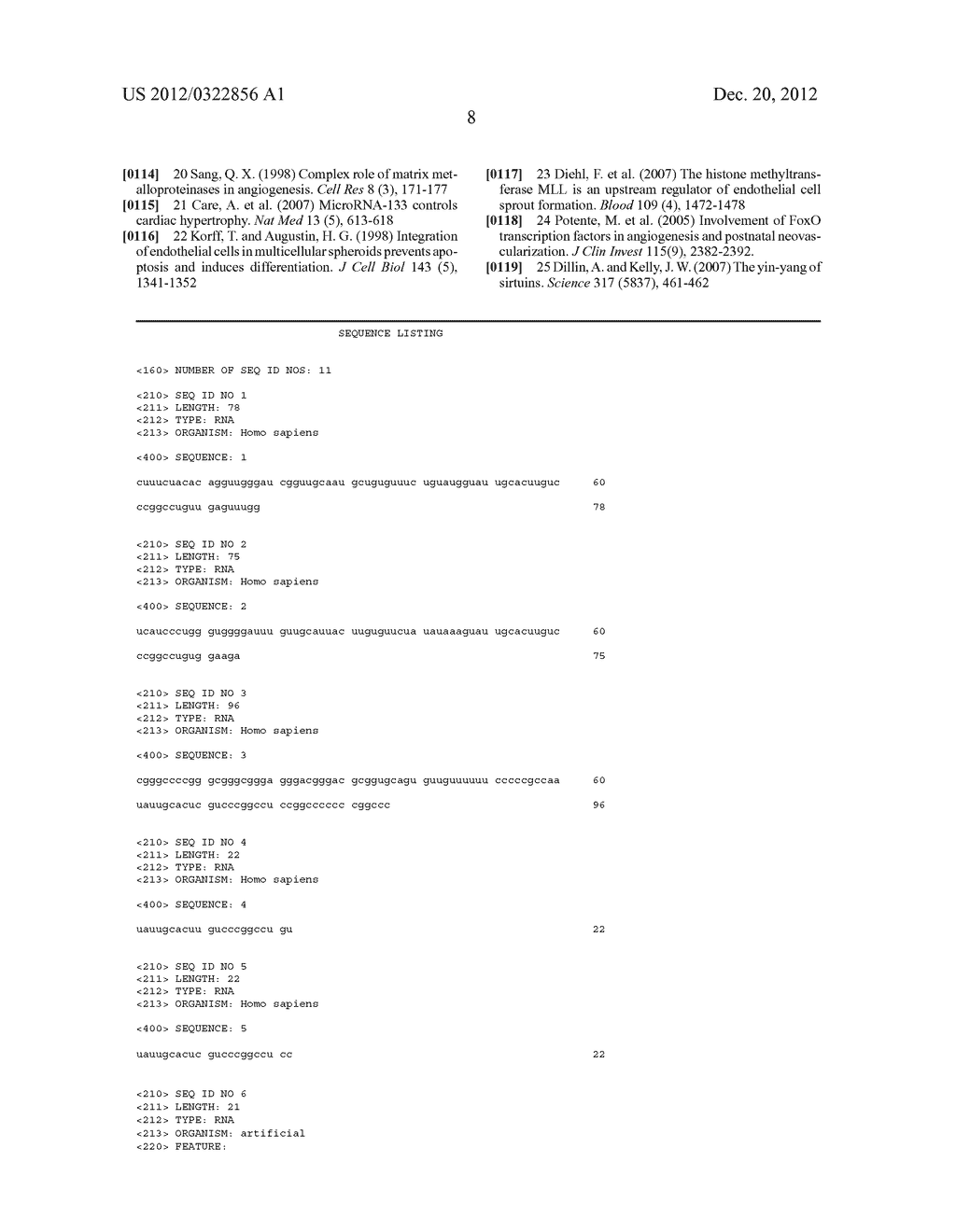 Method for Promoting  Angiogenesis,  Vascularization, or Vessel Repair or     for the Inhibiting Tumor Angiogenesis - diagram, schematic, and image 22