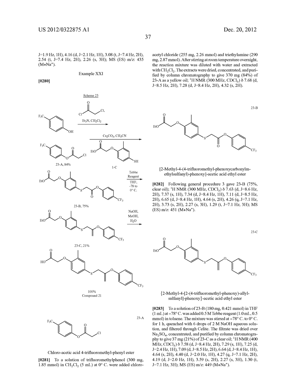 4-((PHENOXYALKYL)THIO)-PHENOXYACETIC ACIDS AND ANALOGS - diagram, schematic, and image 38