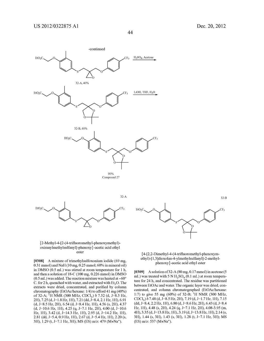 4-((PHENOXYALKYL)THIO)-PHENOXYACETIC ACIDS AND ANALOGS - diagram, schematic, and image 45
