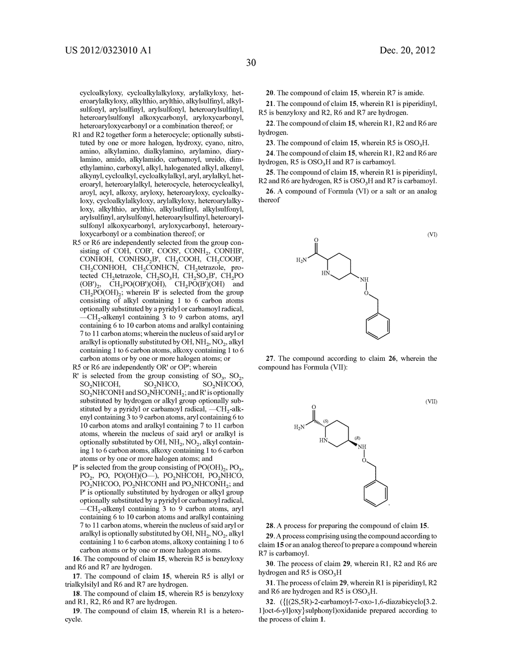 PROCESSES FOR PREPARING HETEROCYCLIC COMPOUNDS INCLUDING     TRANS-7-OXO-6-(SULPHOOXY)-1,6-DIAZABICYCLO[3,2,1]OCTANE-2-CARBOXAMIDE AND     SALTS THEREOF - diagram, schematic, and image 31