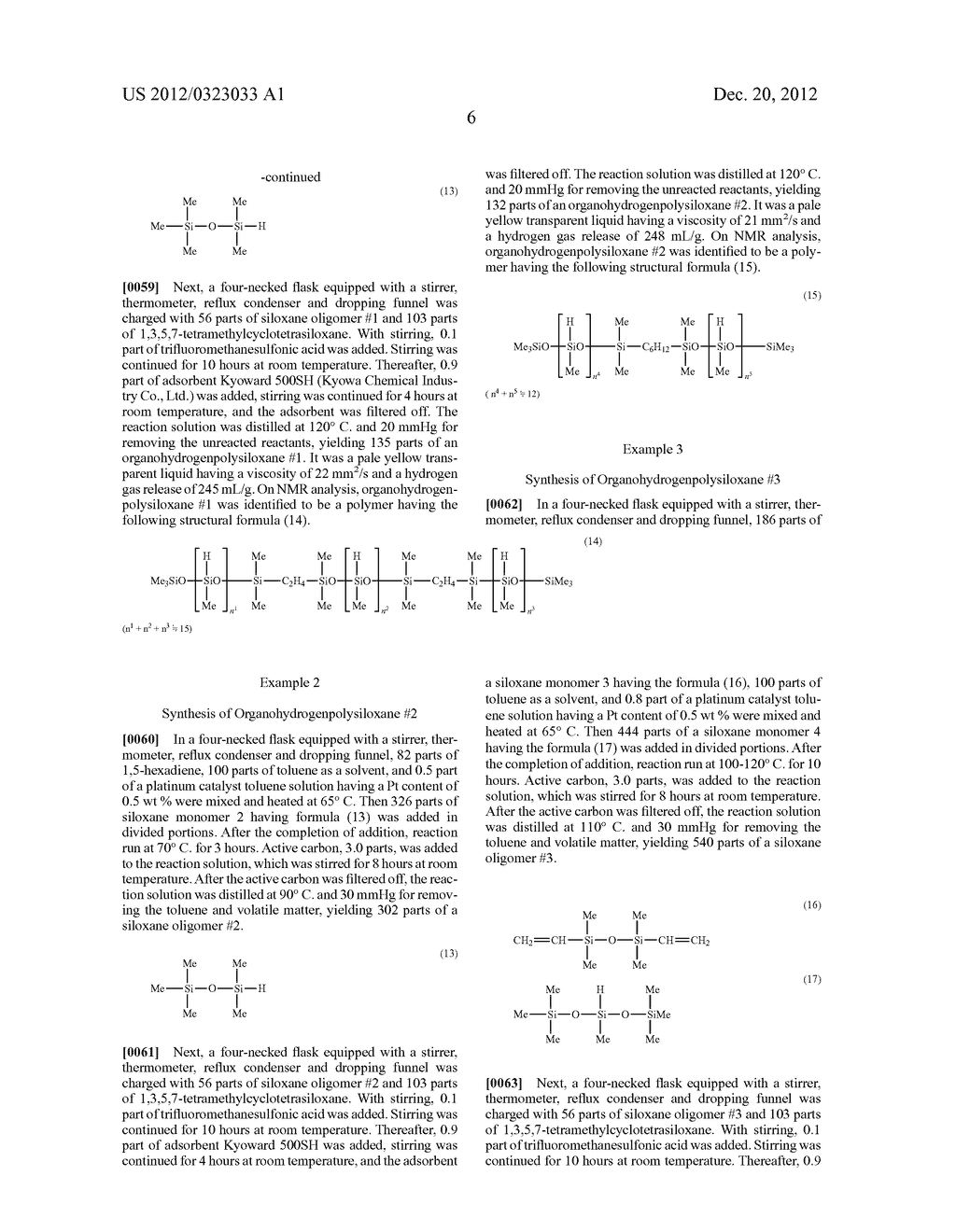 ORGANOHYDROGENPOLYSILOXANE, MAKING METHOD, AND ADDITION-CURE SILICONE     COMPOSITION - diagram, schematic, and image 07