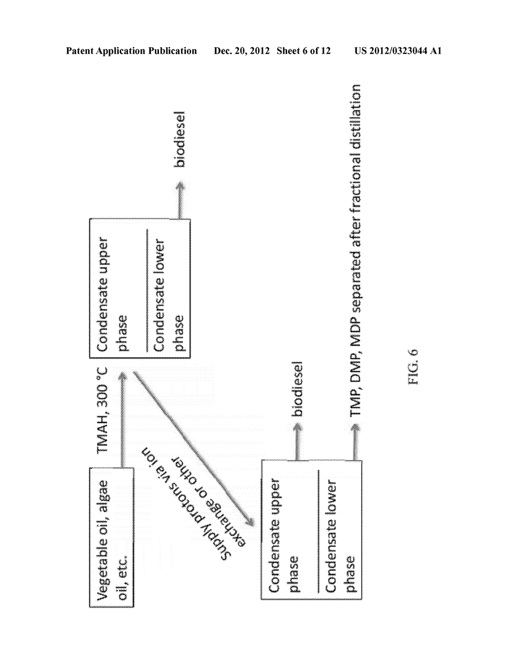 PRODUCTION AND SEPARATION OF GLYCEROL-RELATED PRODUCTS USING VARIOUS FEED     STOCKS - diagram, schematic, and image 07