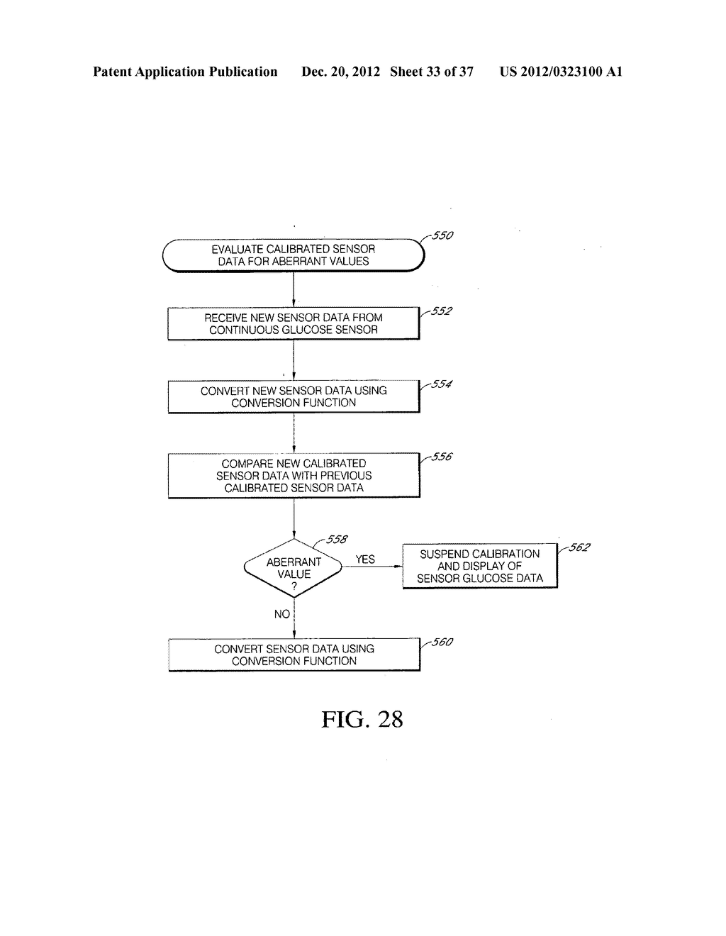 SYSTEMS AND METHODS FOR REPLACING SIGNAL ARTIFACTS IN A GLUCOSE SENSOR     DATA STREAM - diagram, schematic, and image 34