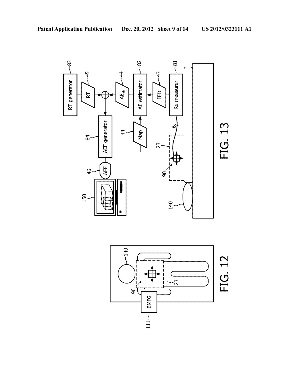 METHOD AND SYSTEM FOR CHARACTERIZING AND VISUALIZING ELECTROMAGNETIC     TRACKING ERRORS - diagram, schematic, and image 10