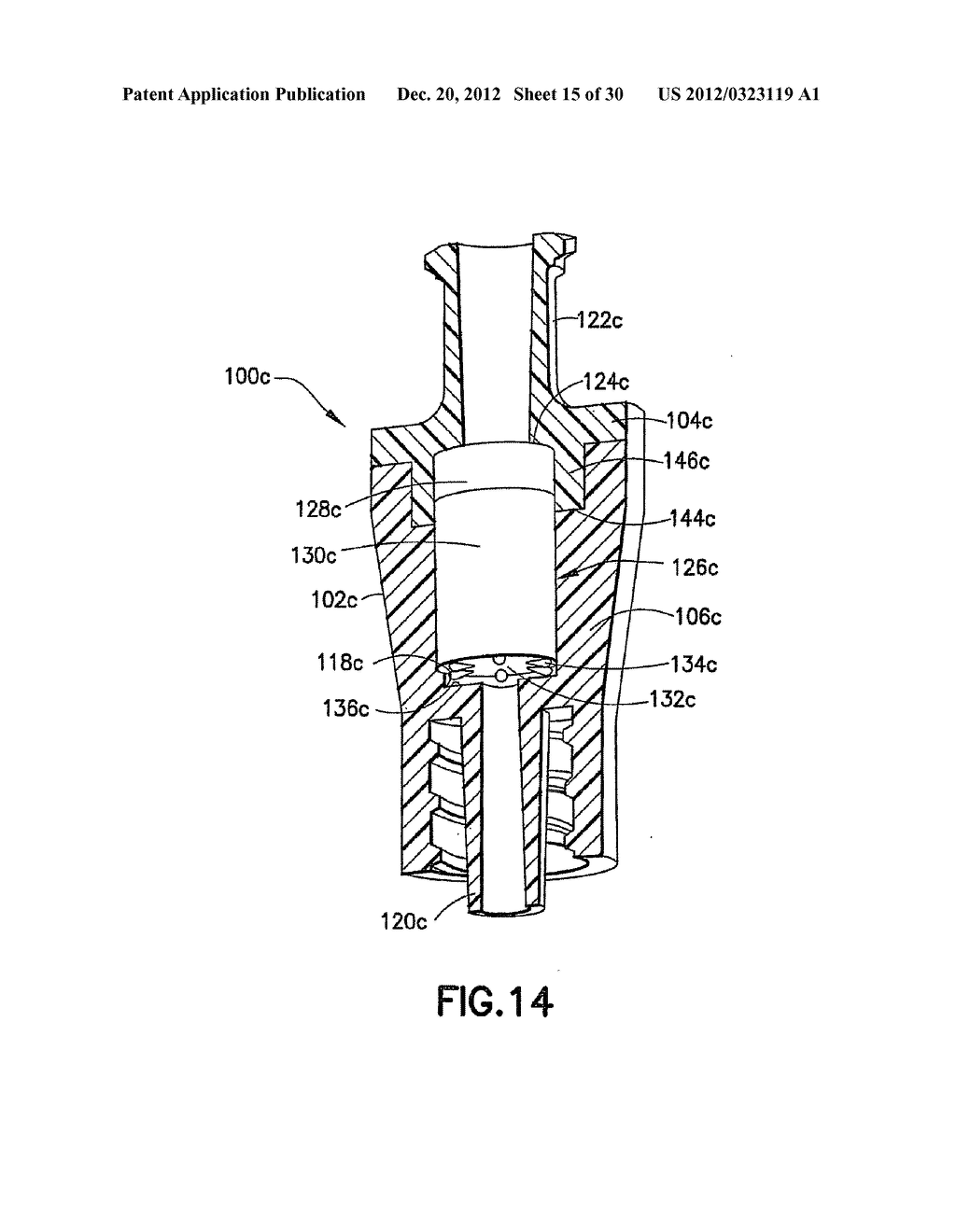 Flow Based Pressure Isolation Mechanism for a Fluid Delivery System - diagram, schematic, and image 16