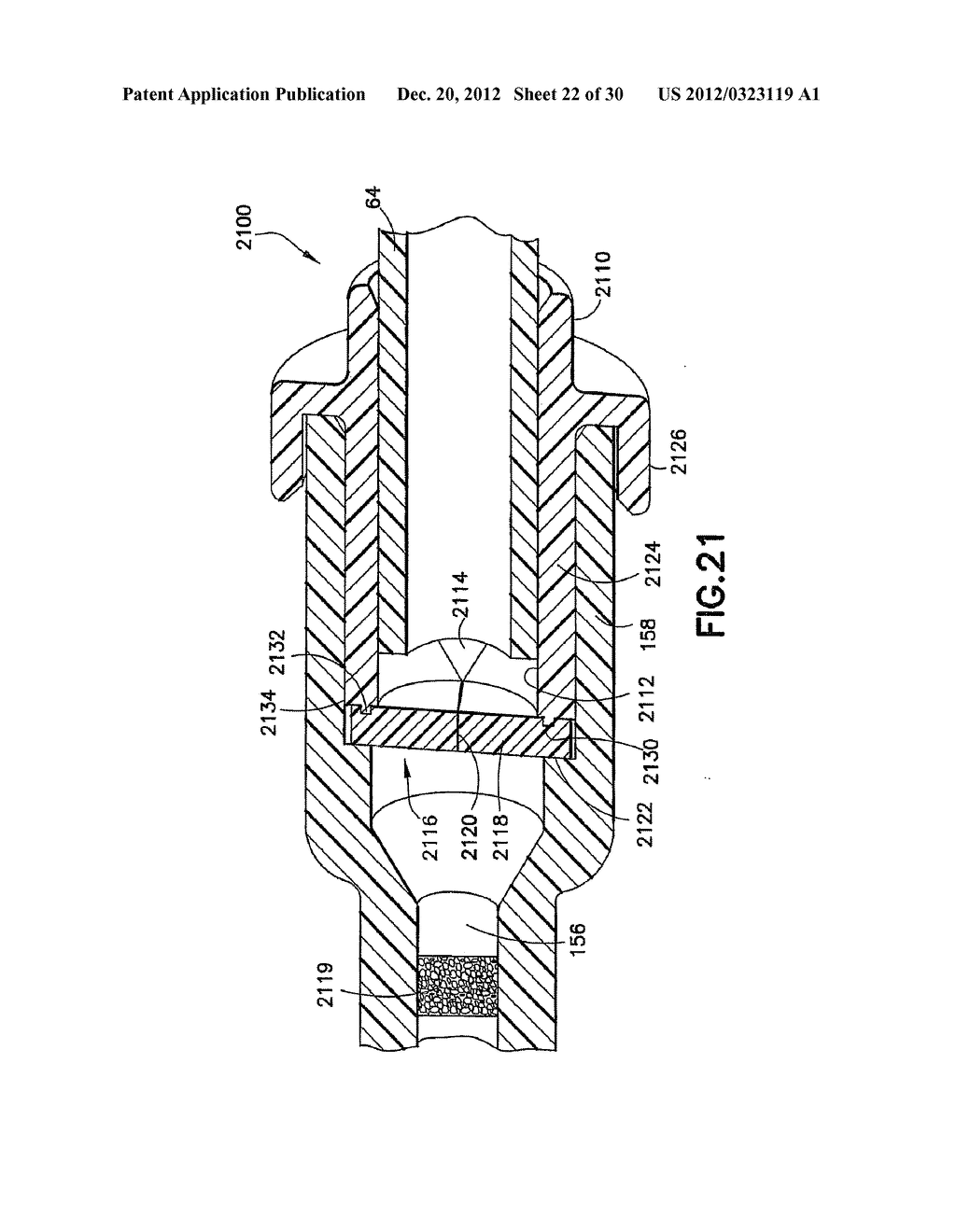 Flow Based Pressure Isolation Mechanism for a Fluid Delivery System - diagram, schematic, and image 23