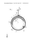 BLOOD PRESSURE INFORMATION MEASUREMENT DEVICE CUFF AND BLOOD PRESSURE     INFORMATION MEASUREMENT DEVICE PROVIDED THEREWITH diagram and image