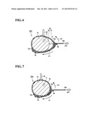 BLOOD PRESSURE INFORMATION MEASUREMENT DEVICE CUFF AND BLOOD PRESSURE     INFORMATION MEASUREMENT DEVICE PROVIDED THEREWITH diagram and image