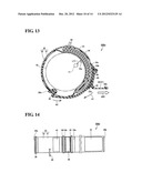 BLOOD PRESSURE INFORMATION MEASUREMENT DEVICE CUFF AND BLOOD PRESSURE     INFORMATION MEASUREMENT DEVICE PROVIDED THEREWITH diagram and image