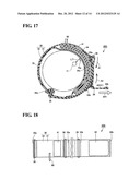 BLOOD PRESSURE INFORMATION MEASUREMENT DEVICE CUFF AND BLOOD PRESSURE     INFORMATION MEASUREMENT DEVICE PROVIDED THEREWITH diagram and image