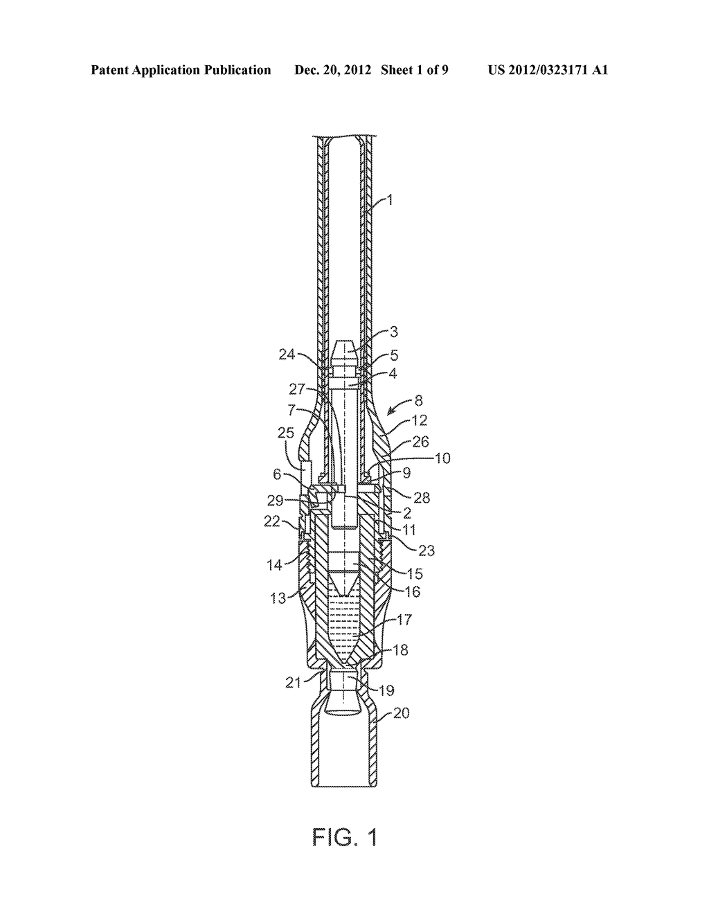 DEVICE FOR READYING A NEEDLE FREE INJECTOR FOR DELIVERY - diagram, schematic, and image 02