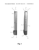 AUTO INJECTOR WITH AUTOMATIC NEEDLE SHIELDING diagram and image