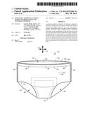 DISPOSABLE ABSORBENT GARMENT HAVING COLORED FACINGS AND INTEGRAL WAISTBAND diagram and image