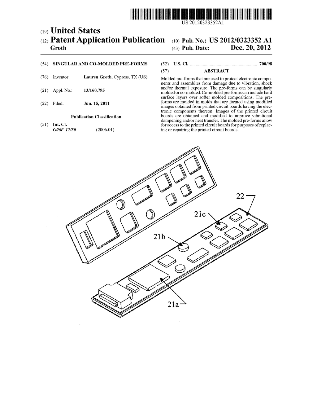 SINGULAR AND CO-MOLDED PRE-FORMS - diagram, schematic, and image 01