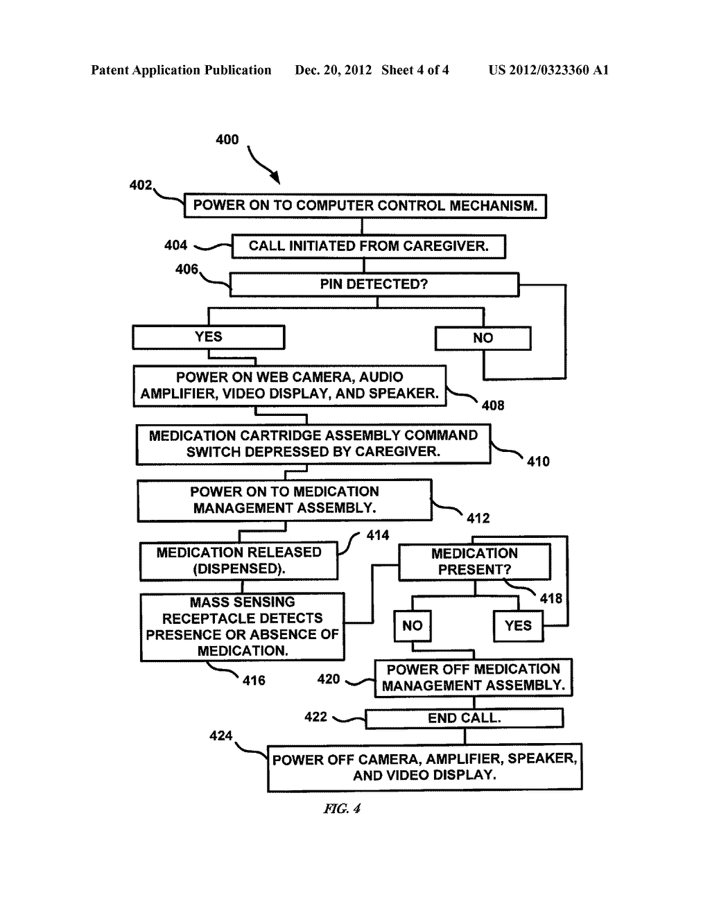 WEB ENABLED AUDIOVISUAL MEDICATION DISPENSING - diagram, schematic, and image 05