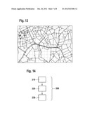 Method for simplifying a description of a route of travel diagram and image