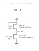 METHOD FOR CALCULATING PARAMETER VALUES OF THIN-FILM TRANSISTOR AND     APPARATUS FOR PERFORMING THE METHOD diagram and image