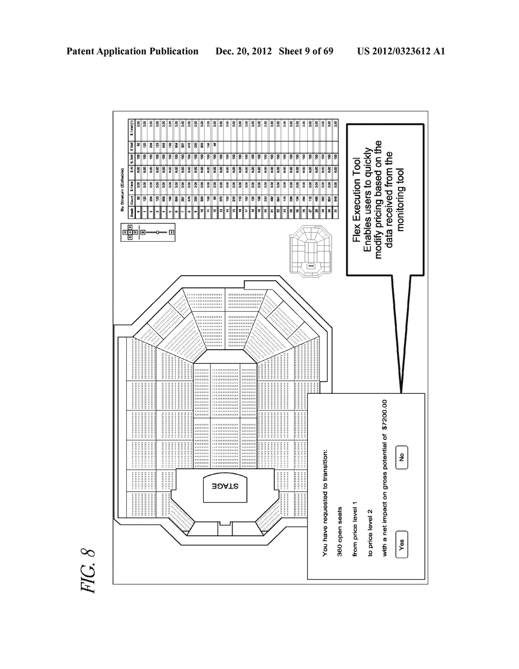 METHODS AND SYSTEMS FOR COMPUTER AIDED EVENT AND VENUE SETUP AND MODELING     AND INTERACTIVE MAPS - diagram, schematic, and image 10